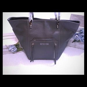 Kenneth Cole Reaction Large Silver Anchor Tote